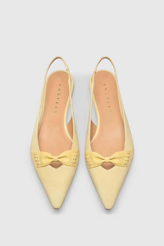 Slingback 9571 Camoscio Lime
