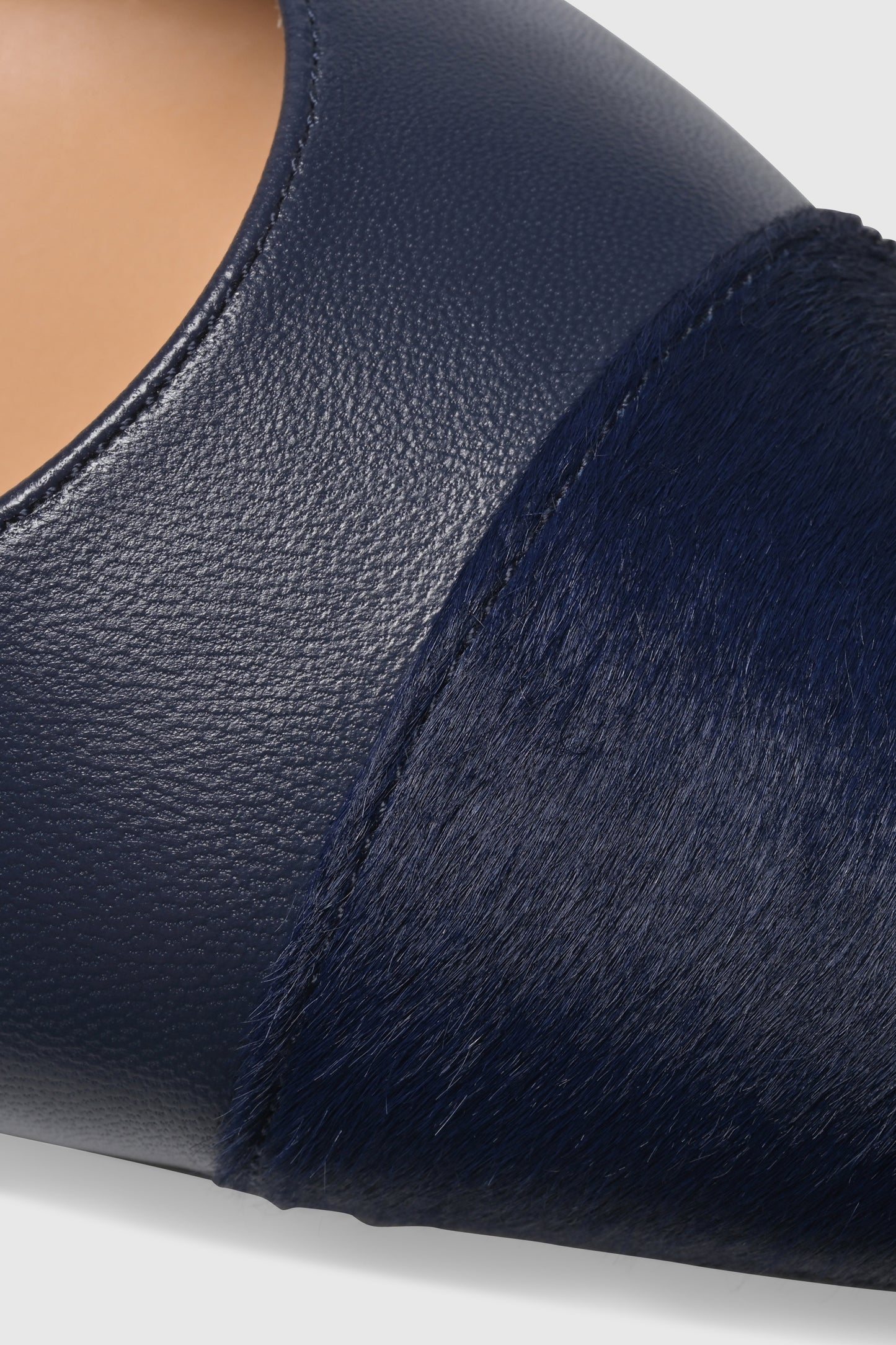Slingback 9598 Nappa Pony Navy