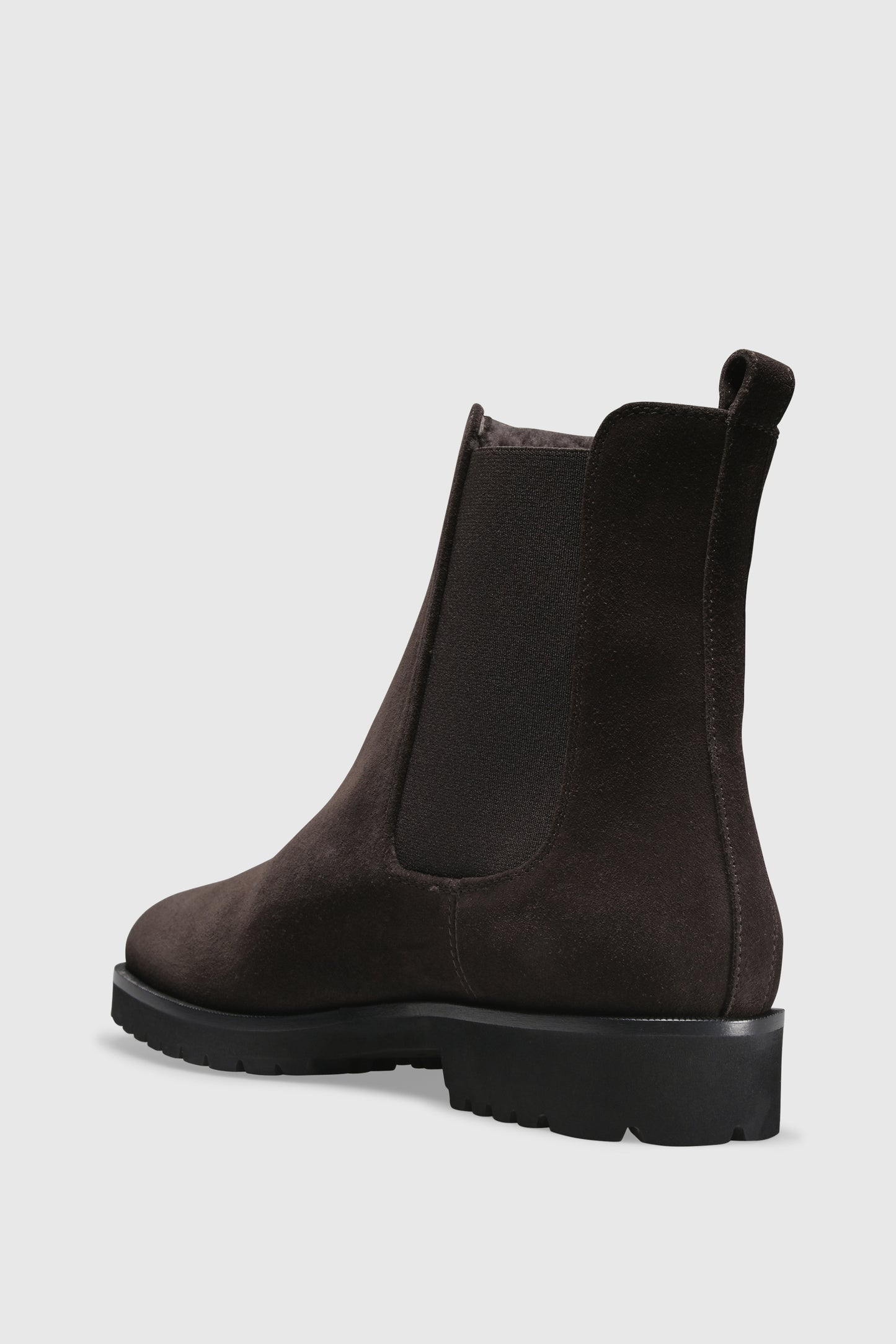 Stiefelette 7429 Velour Chocolate Shearling Chocolate