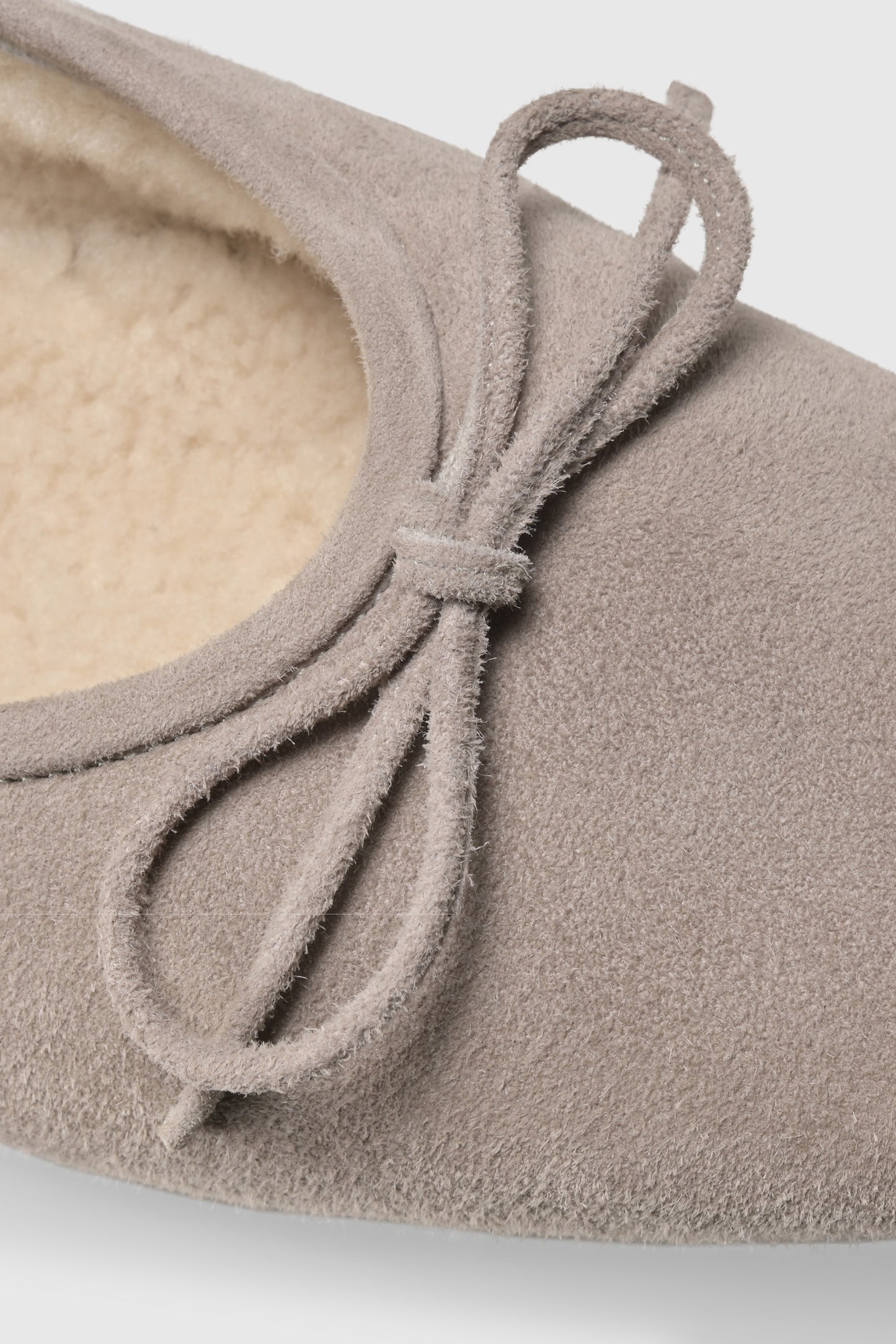 Ballerina 9551 Camoscio Light Taupe Shearling Latte