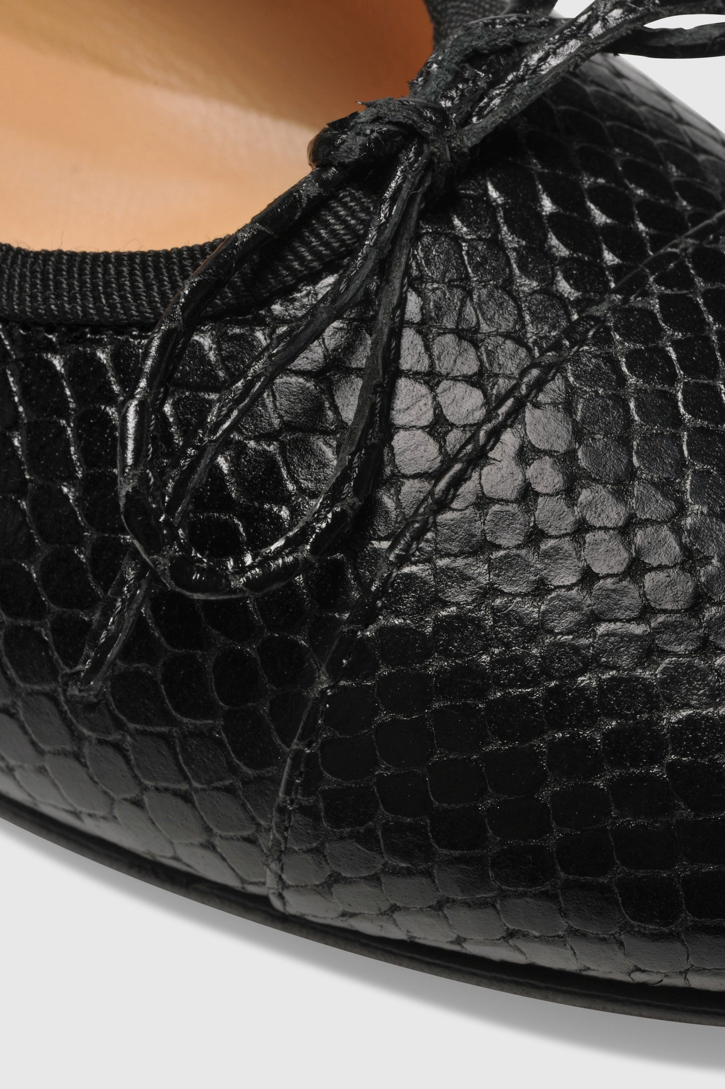 Ballerina 963 Pitone Stampato Black