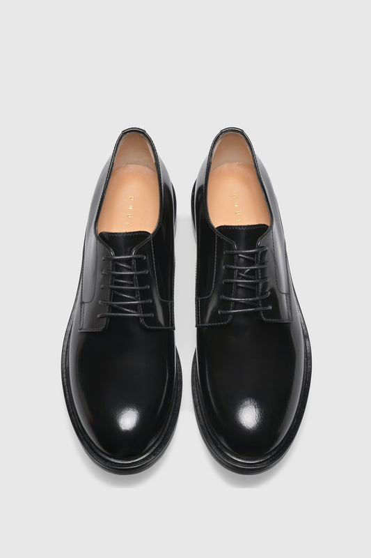 Lace up 9534 Spazzolato Black