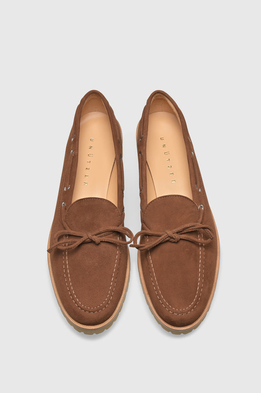 Loafer U125 Velour Cognac