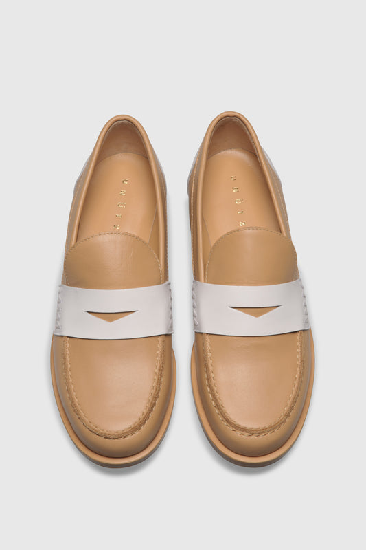 Loafer 9250 Vitello Ivory Beige