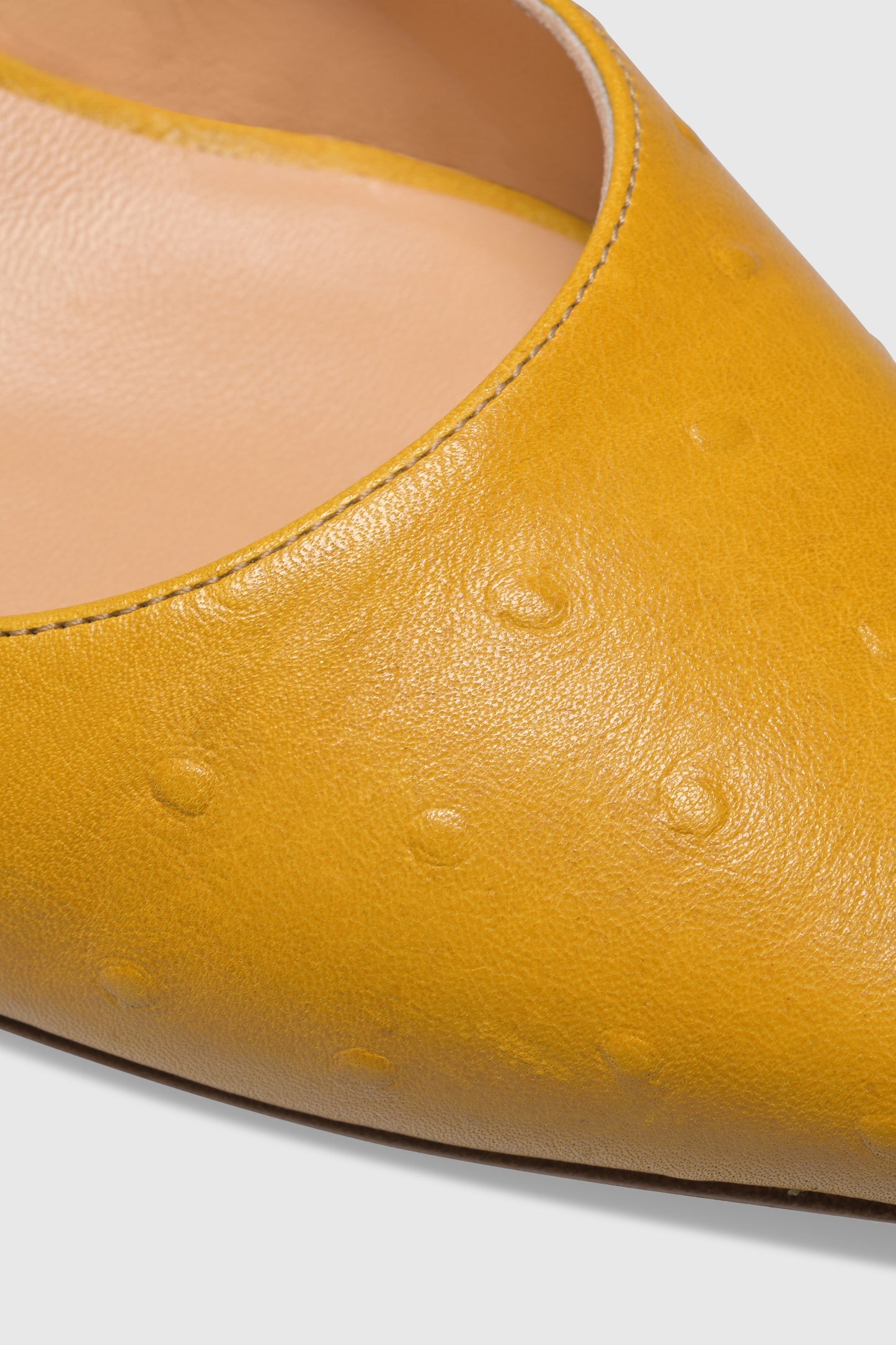 Slingback 9317 Struzzo Stampato Yellow