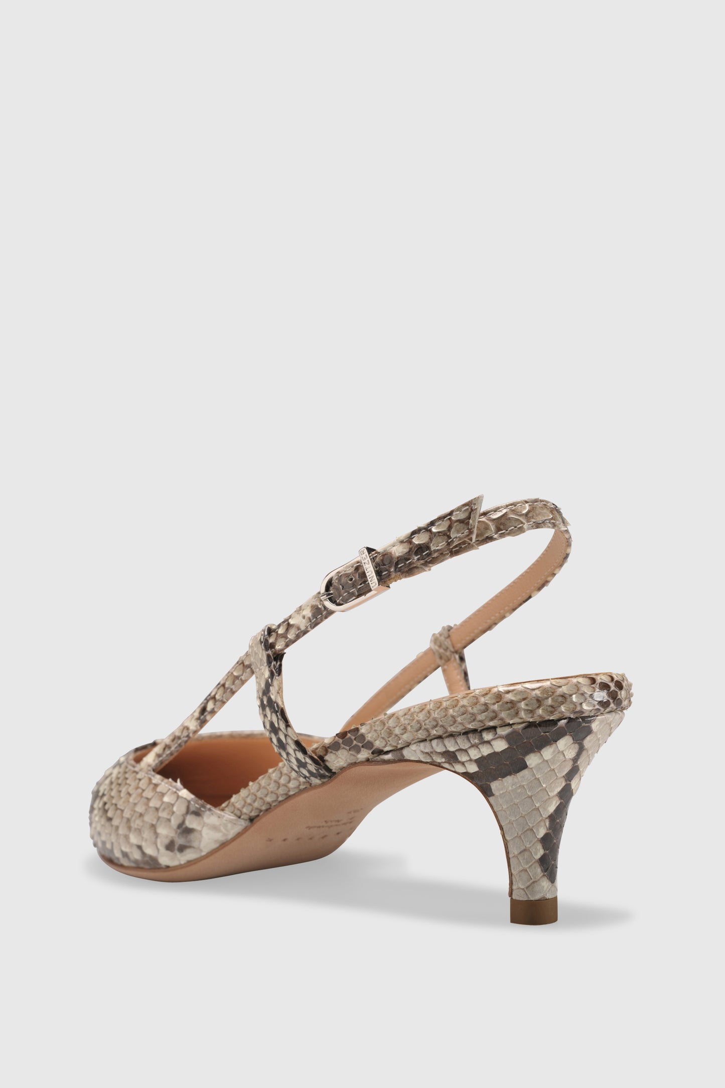 Slingback 9317 Pitone Roccia Lucido