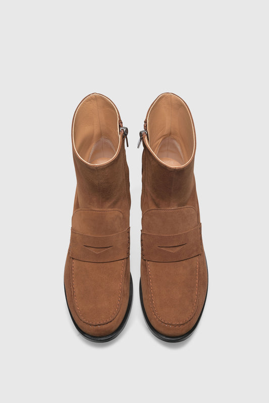 Stiefelette 9539 Camoscio Cognac