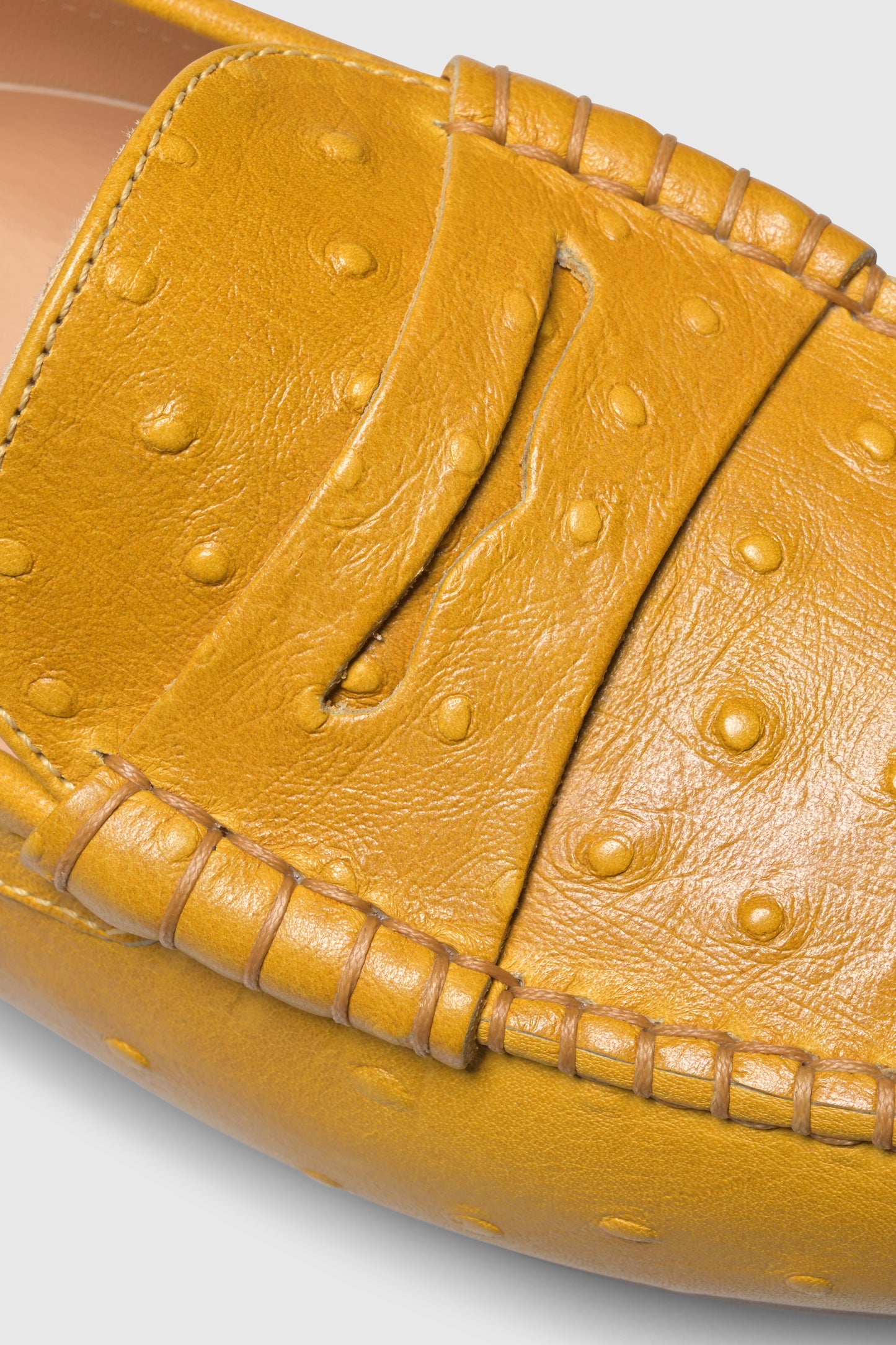 Loafer 1490 Struzzo Stampato Yellow