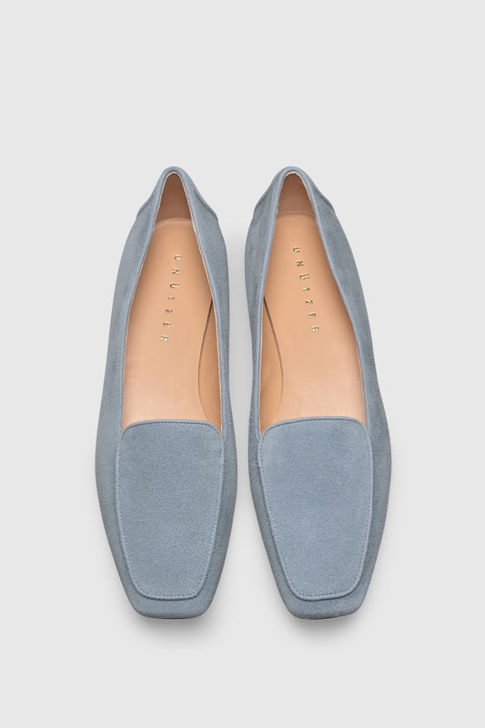 Loafers 9529 Camoscio Light Blue