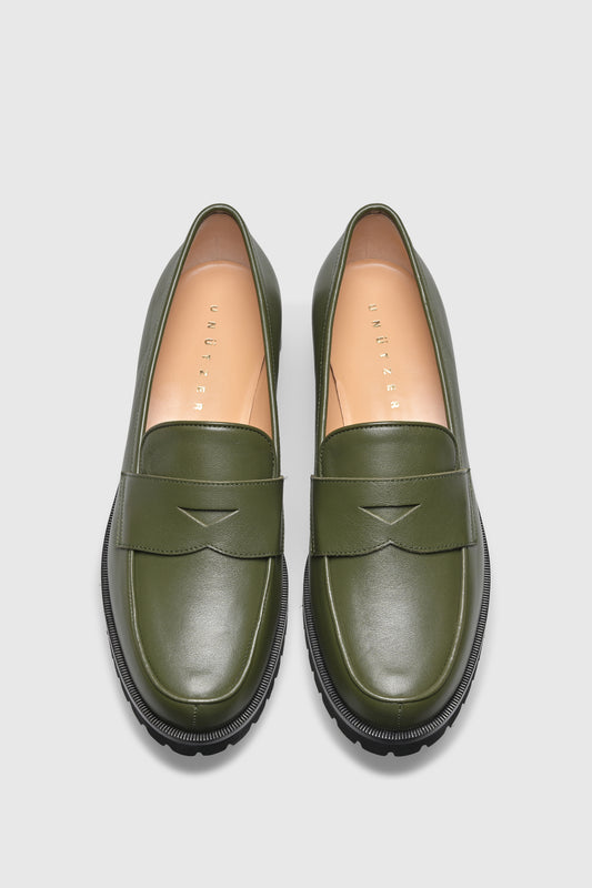 Loafers 1336 Vitello Racing Green