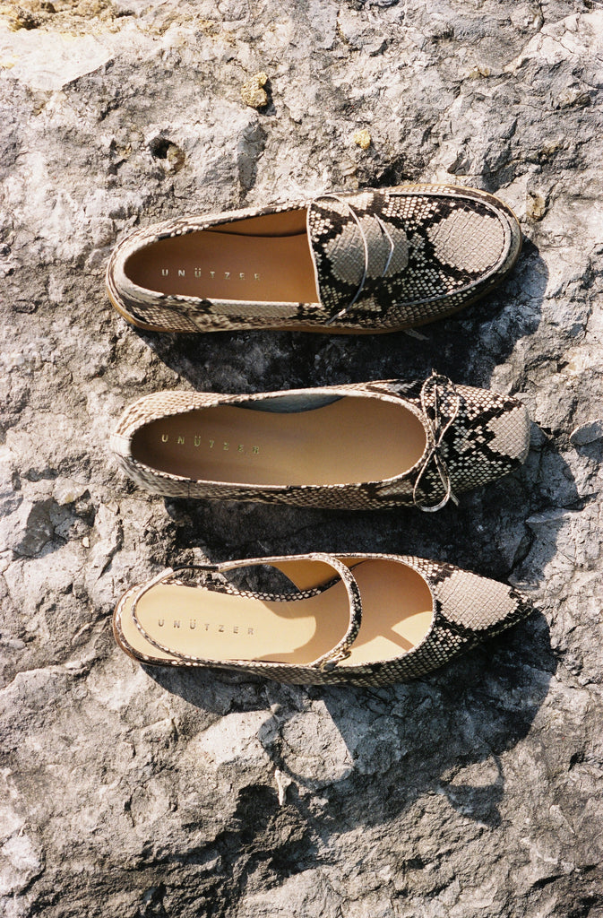 Pitone Stampato Leather Shoes