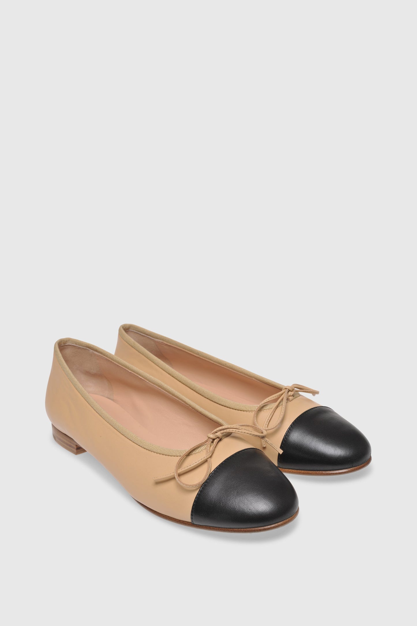 Ballerina 963 Nappa Beige Black