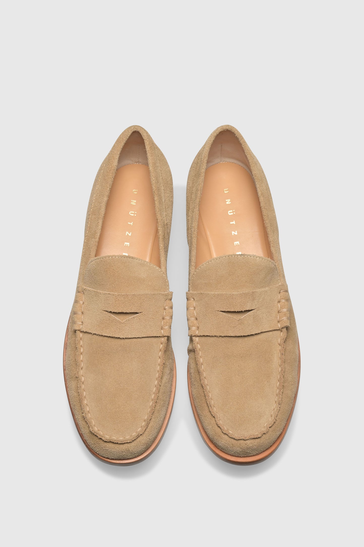 Loafer 9538 Velour Light Beige
