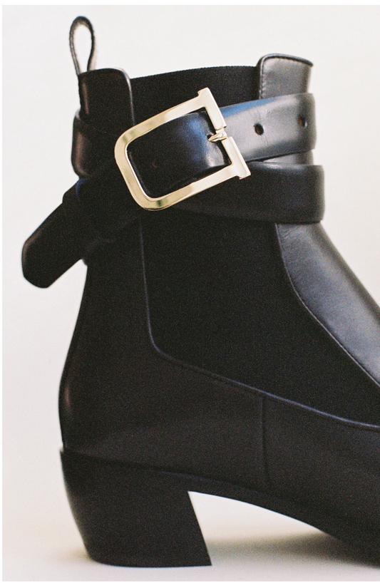 Bold Signature Belt Vitello Black