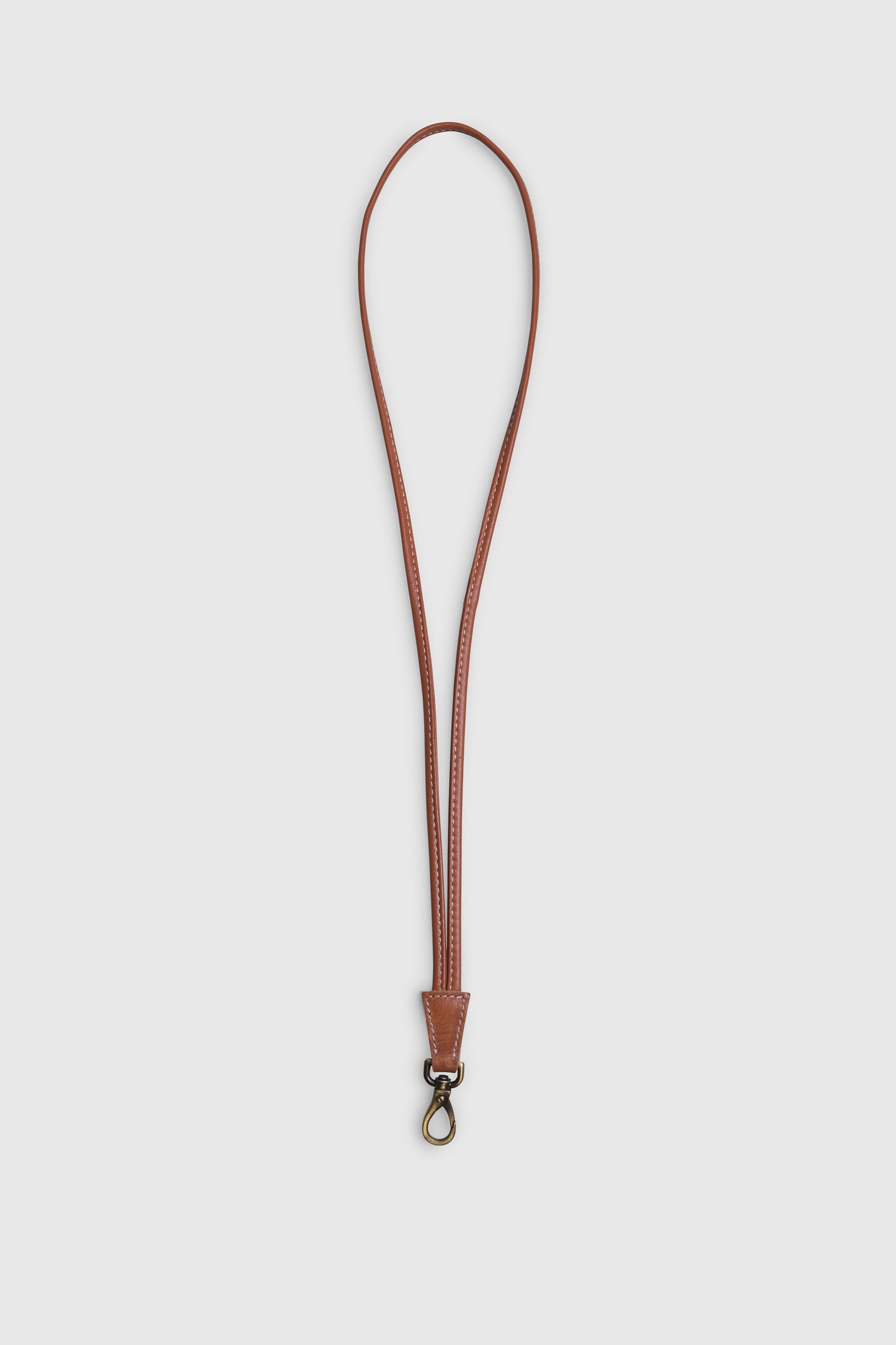 Key Chain Leather Cognac