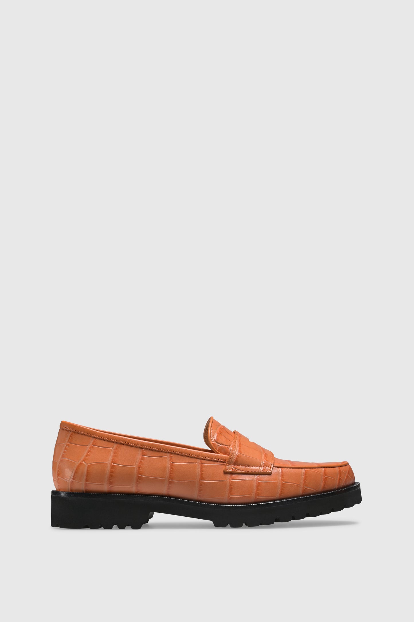 Loafer 1336 Cocco Stampato Arancio 