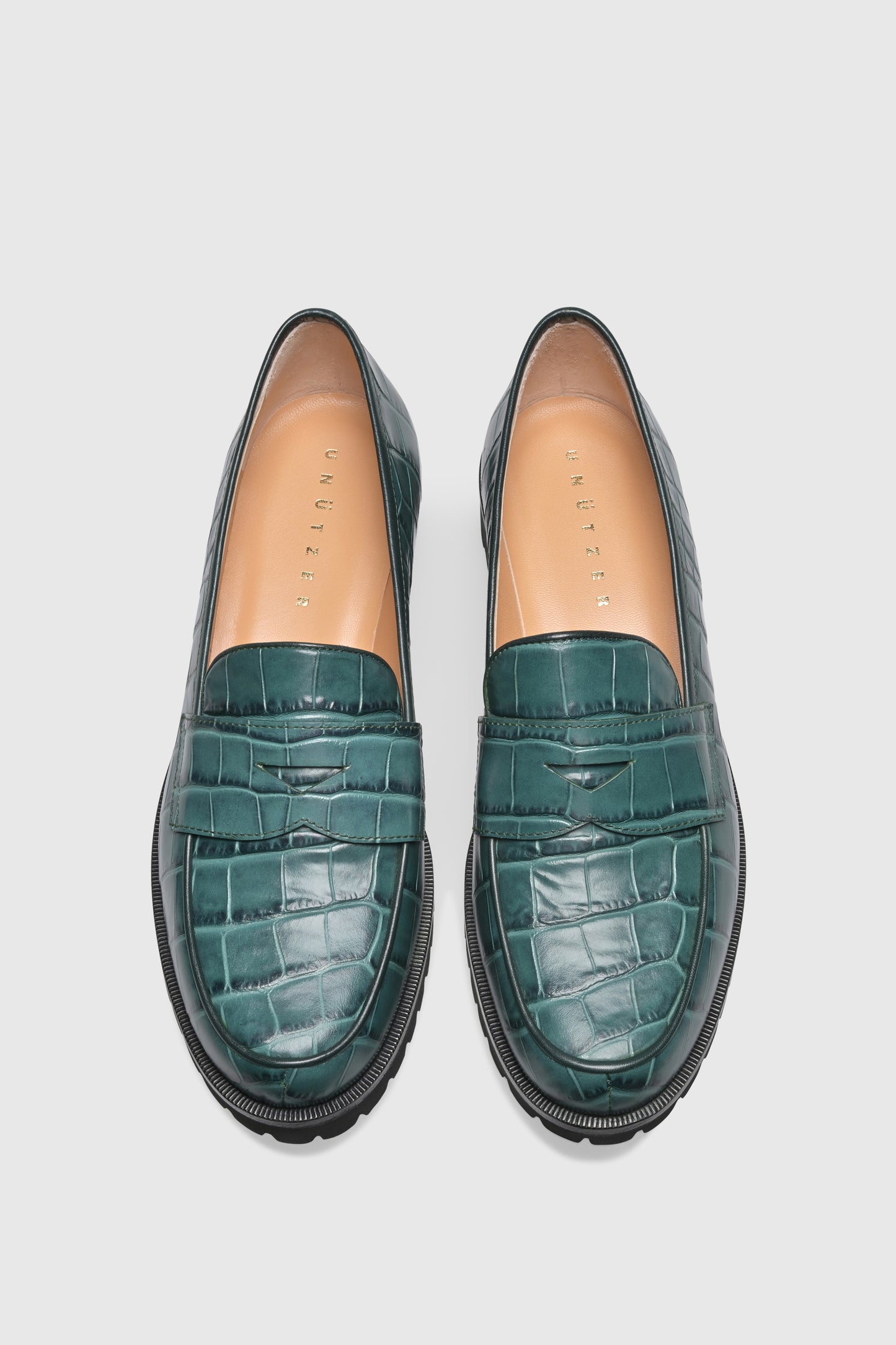 Loafer 1336 Cocco Stampato Verde