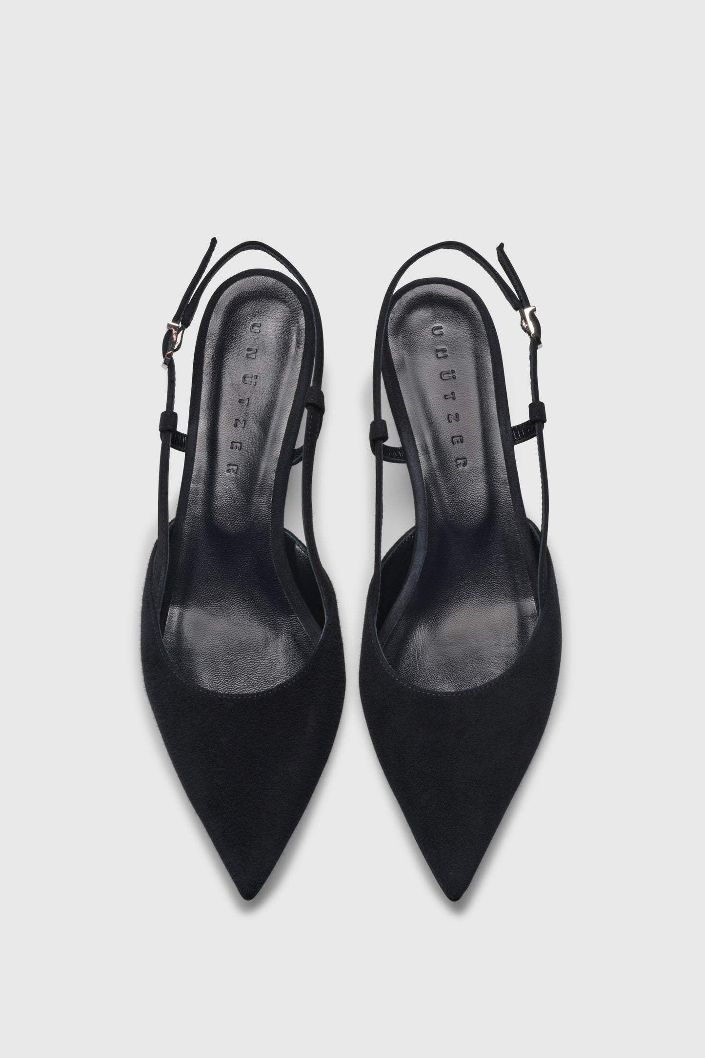 Slingback 9317 Camoscio Navy