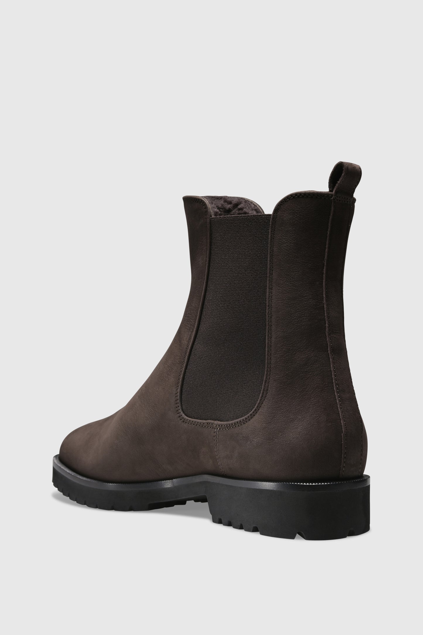 Ankle boots 7429 Vitello Shearling Brushed Chocolate