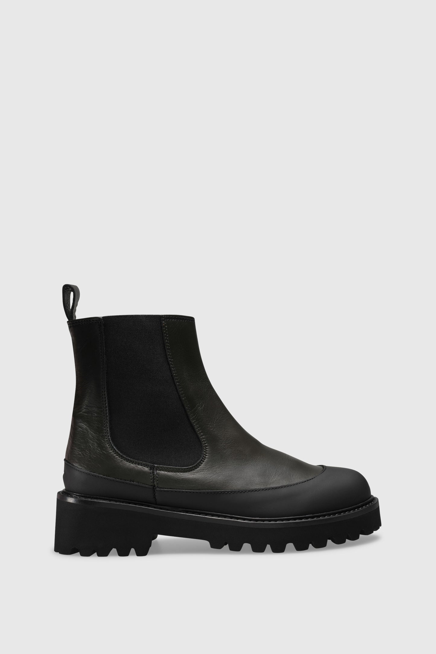 Ankle boots 8106 Vitello Khaki Black 