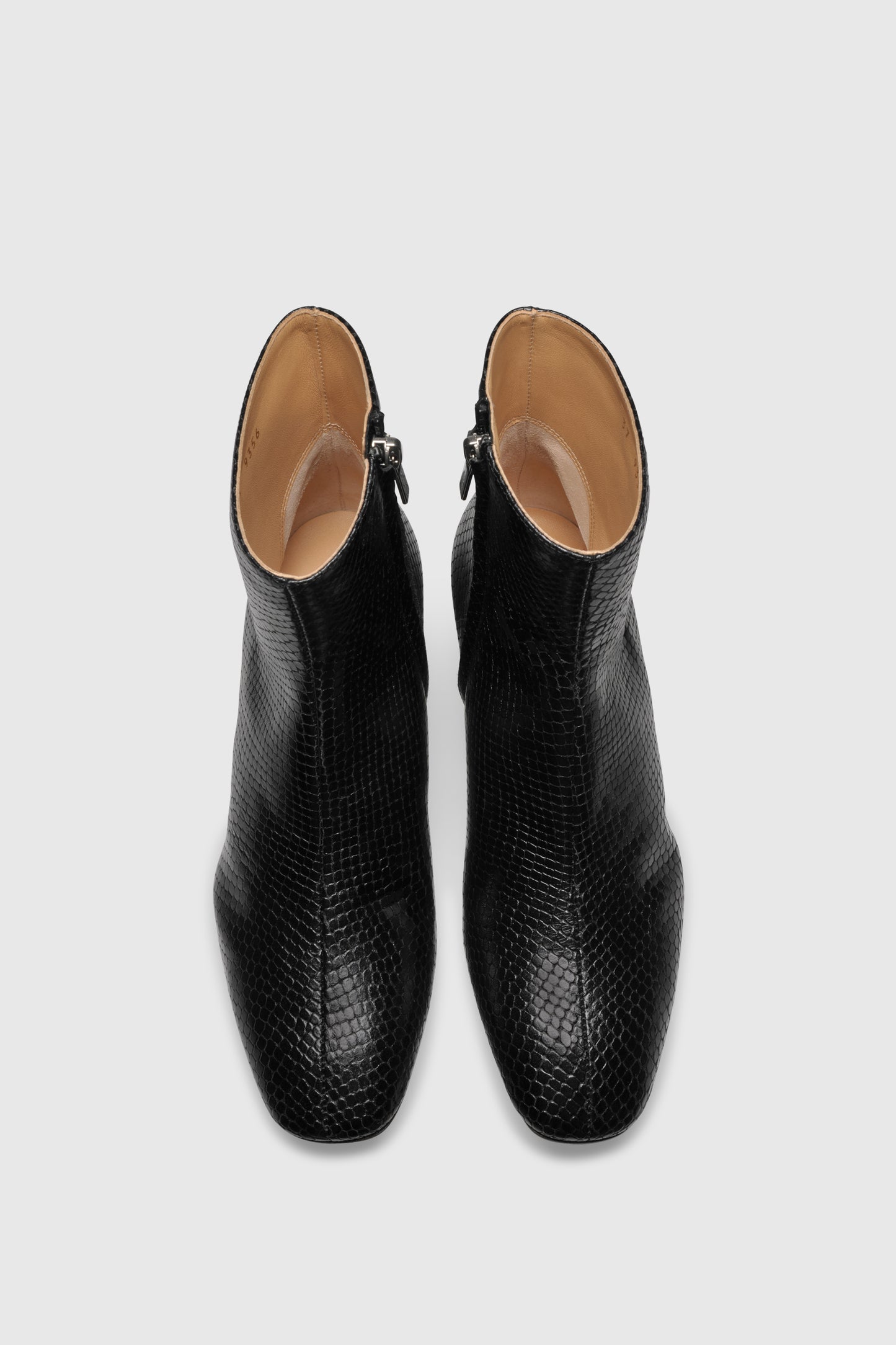 Ankle boots 9356 Pitone Stampato Black