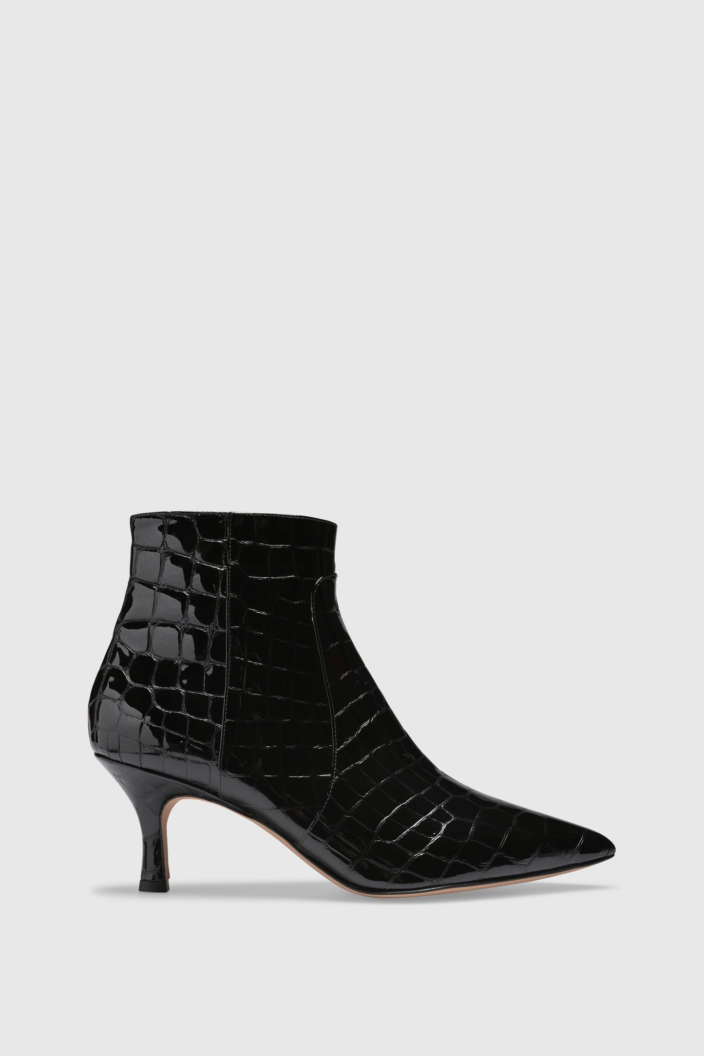 Ankle boots 9473 Cocco Stampato Vernice Black