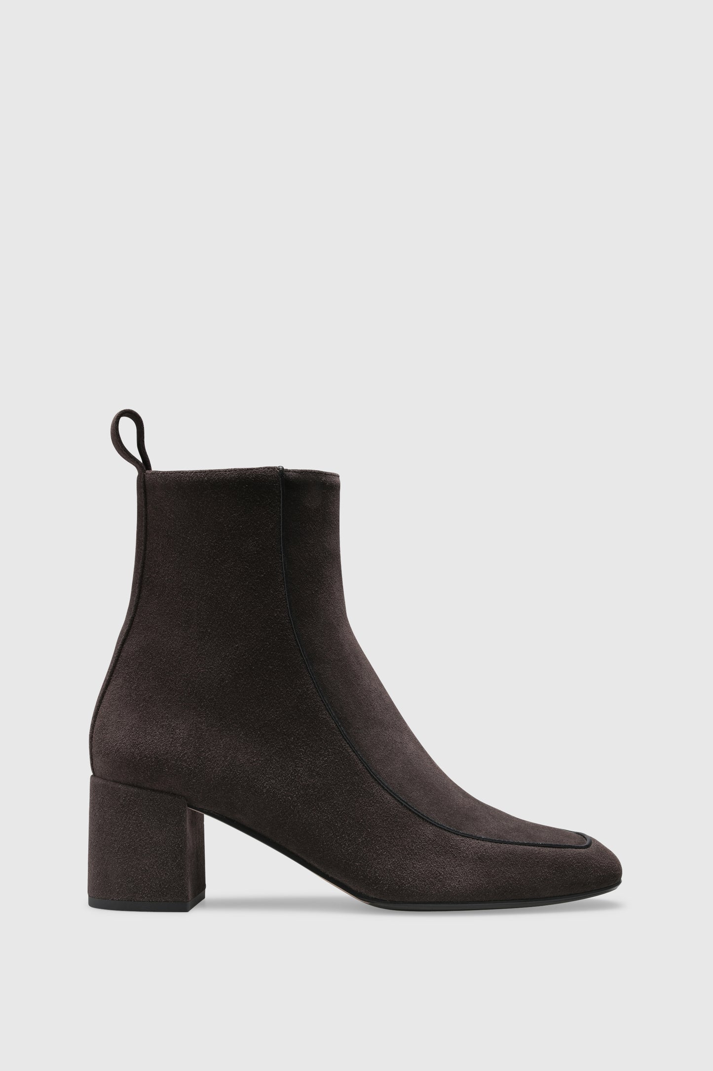Ankle boots 9466 Velor Chocolate Black
