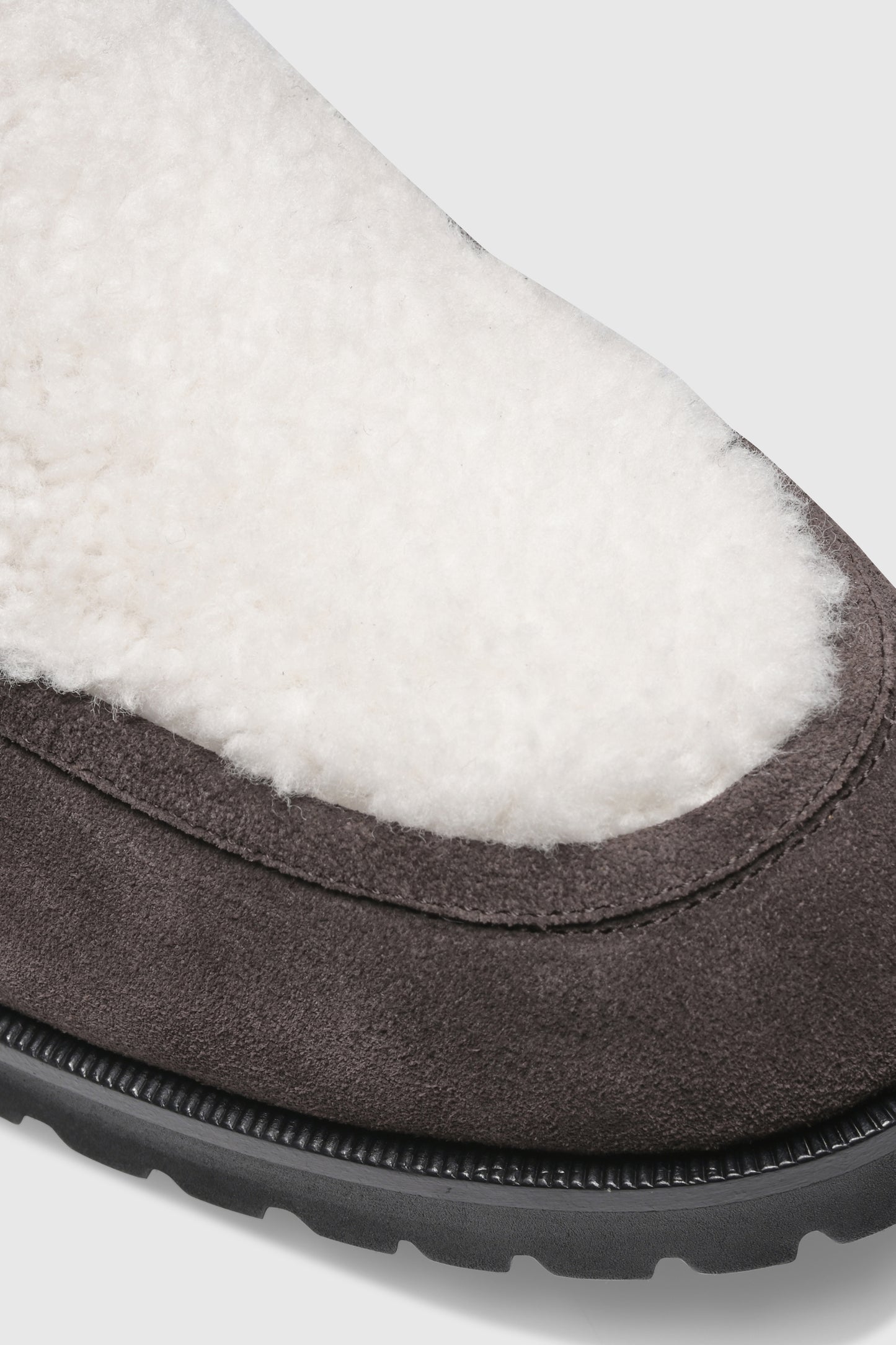 Ankle boots 9474 Velor Chocolate Shearling Latte