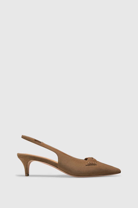Slingback 9570 Camoscio Taupe