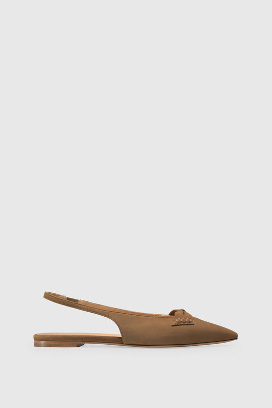 Slingback 9571 Camoscio Taupe