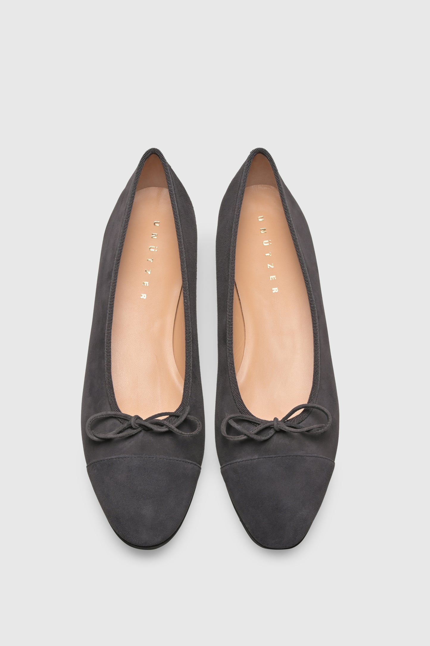 Ballerina 963 Camoscio Charcoal