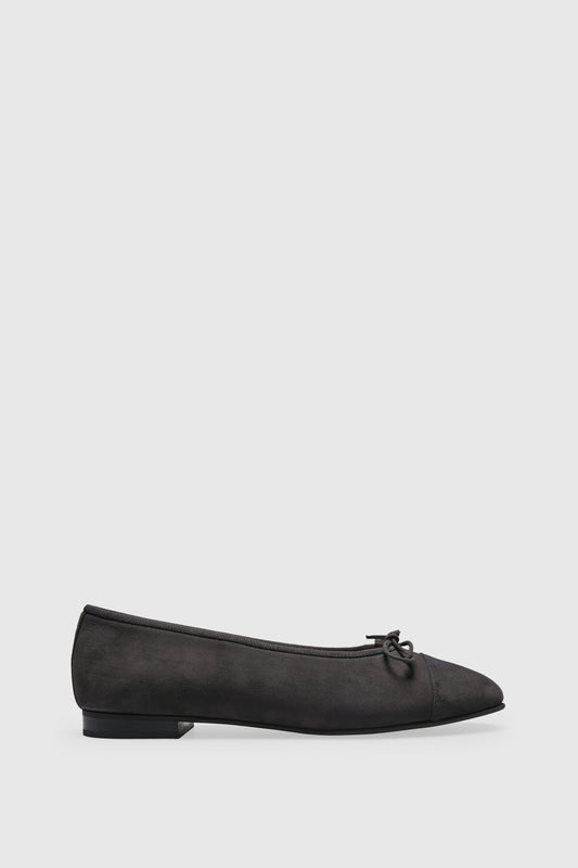 Ballerina 963 Camoscio Charcoal