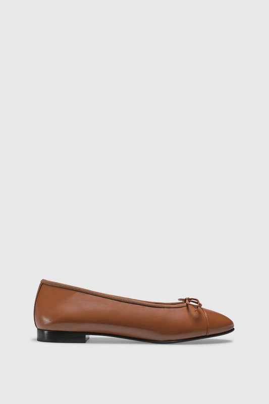 Ballerina 963 Capretto Cognac