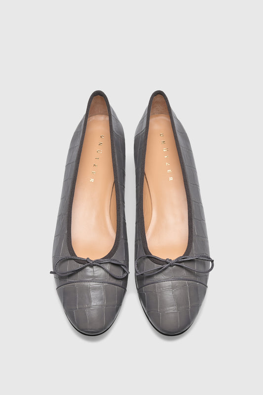Ballerina 963 Cocco Stampato Antracite