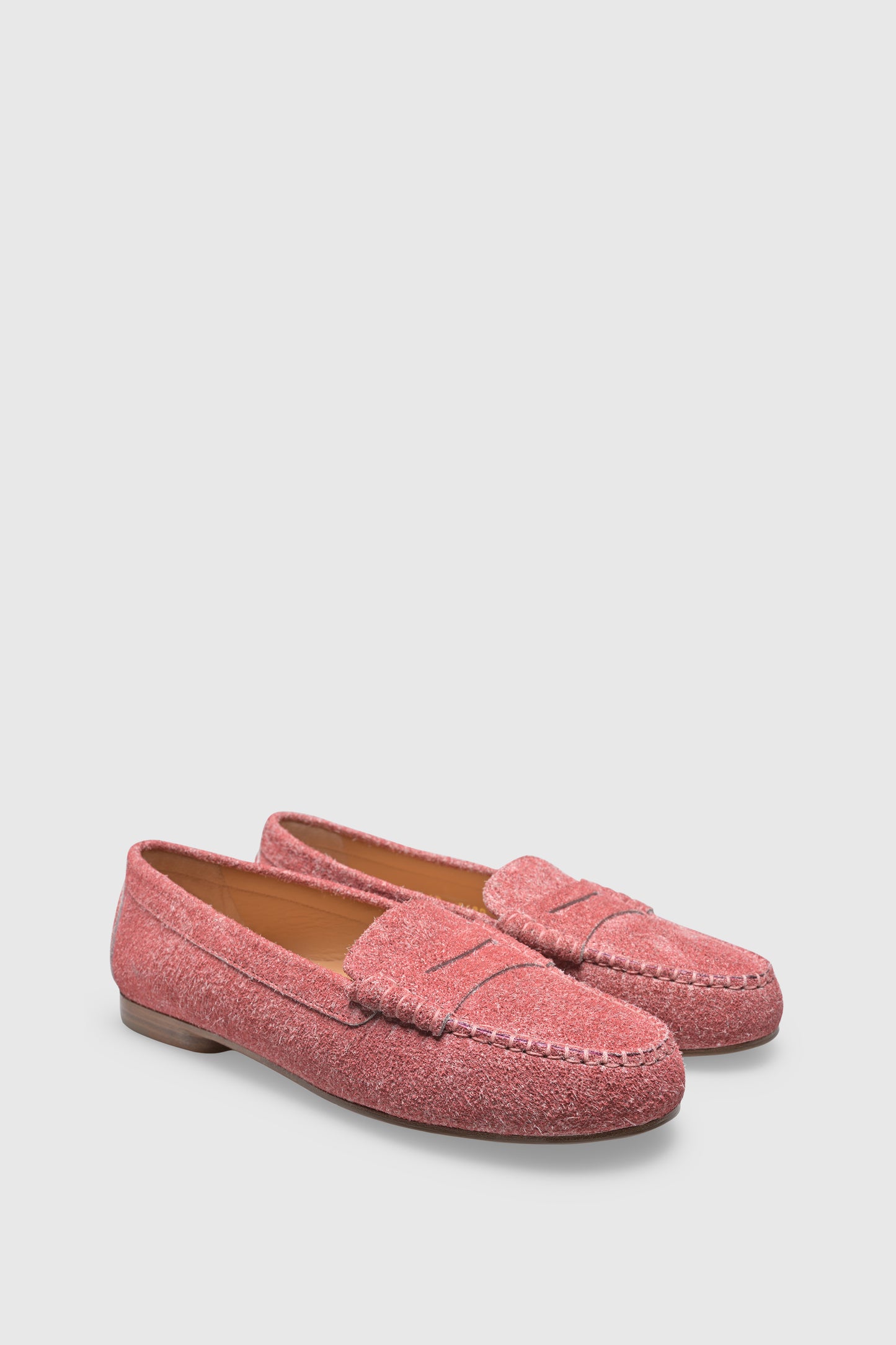 Loafer 1490 Fuzzy Velour Red
