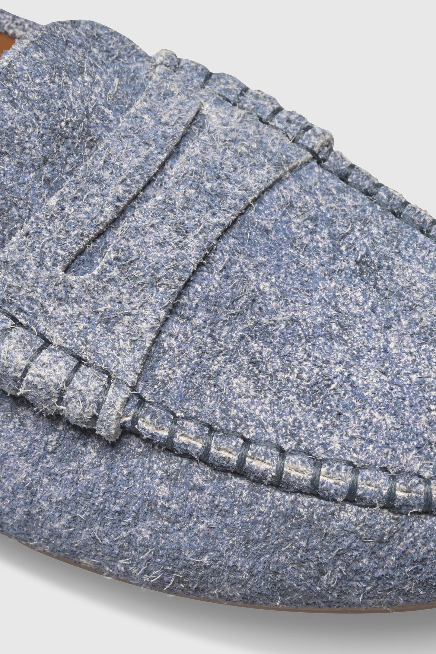 Loafer 1490 Fuzzy Velour Light Blue