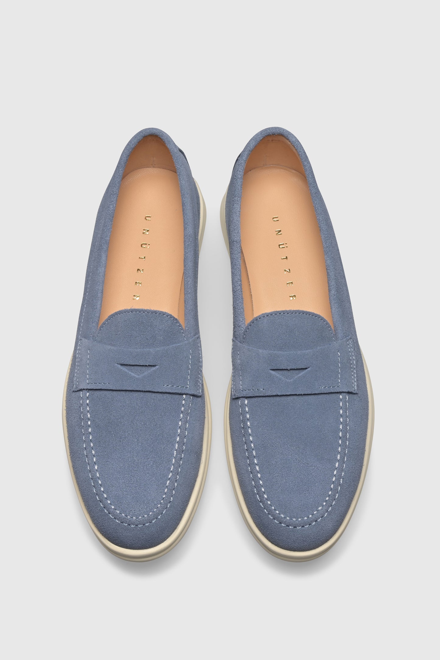 Loafer U130 Velour Light Blue