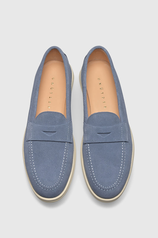 Loafer U130 Velour Light Blue