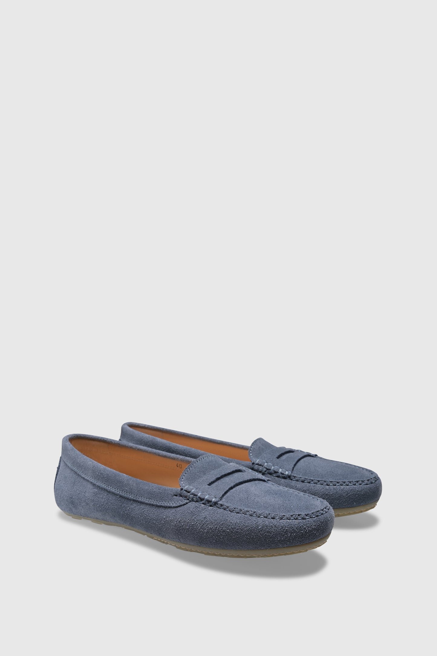 Loafer U150 Velour Light Blue