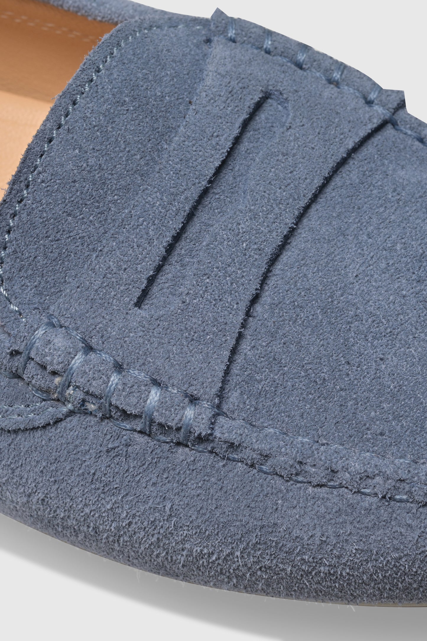 Loafer U150 Velour Light Blue