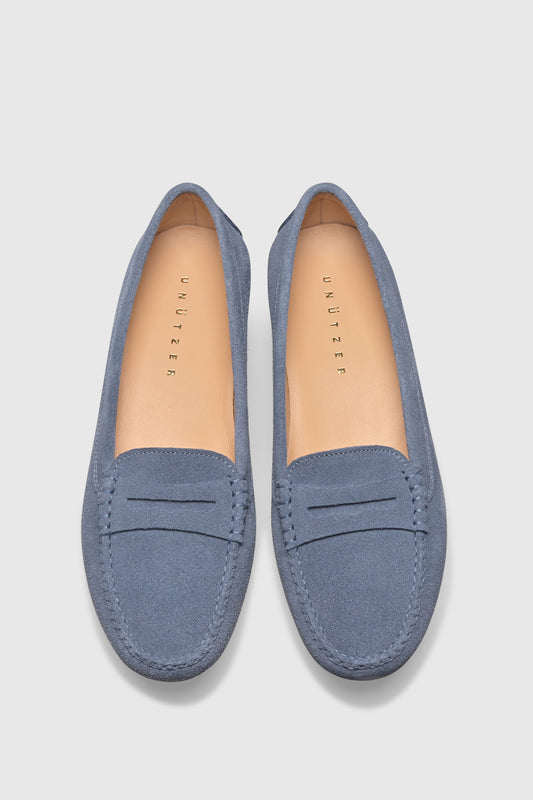 Loafer U150 Velour Light Blue