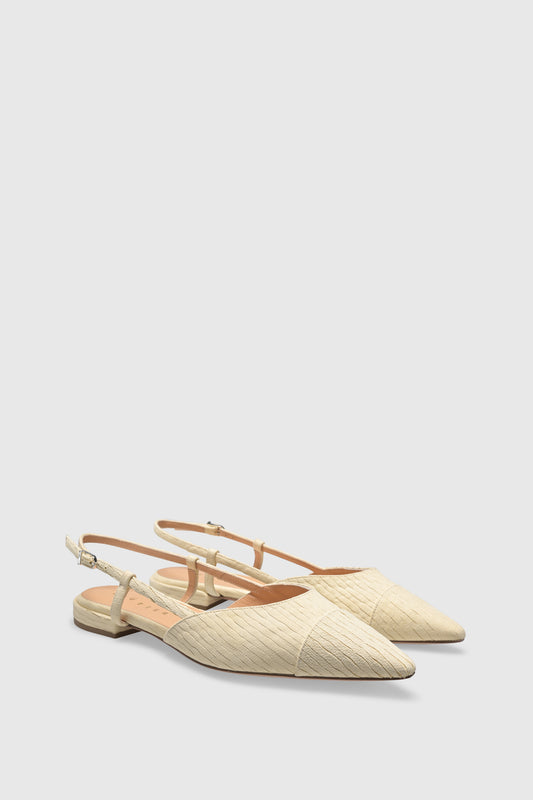 Slingback 8667 Ribbed Mousse Lime