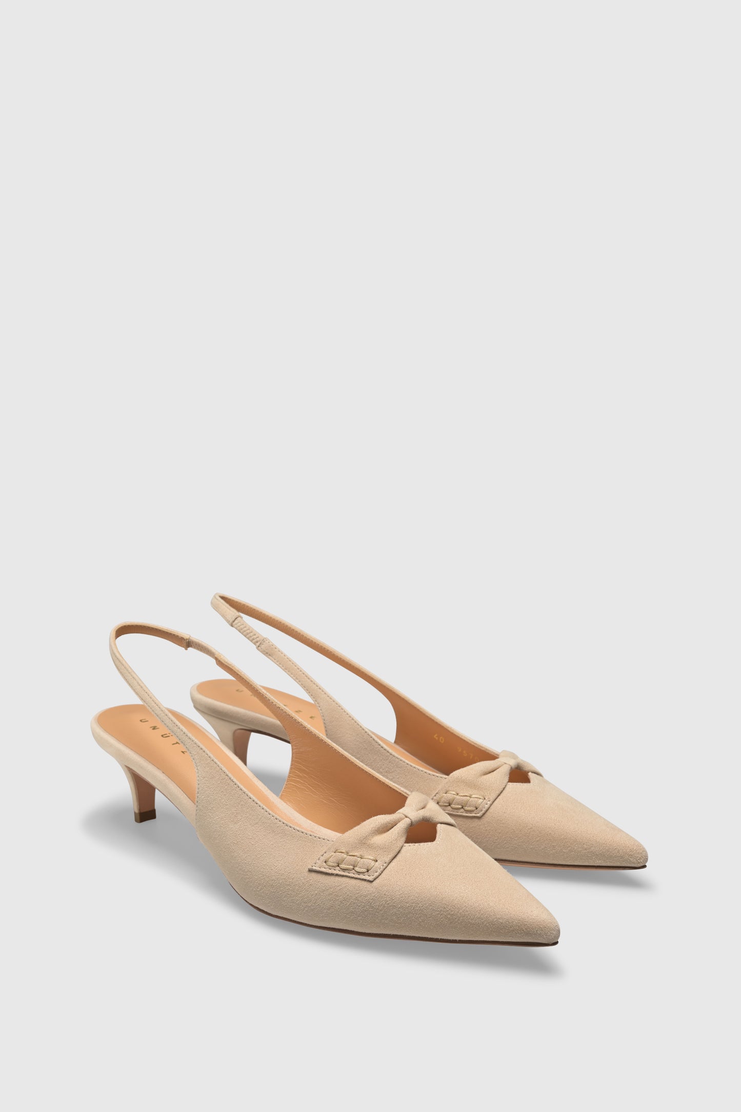 Slingback 9570 Camoscio Latte