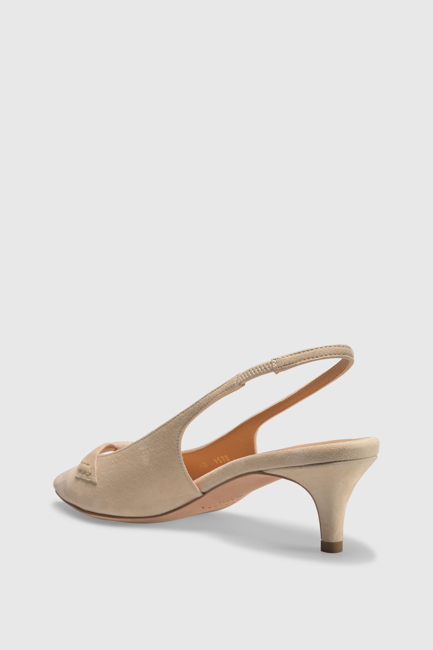 Slingback 9570 Camoscio Latte