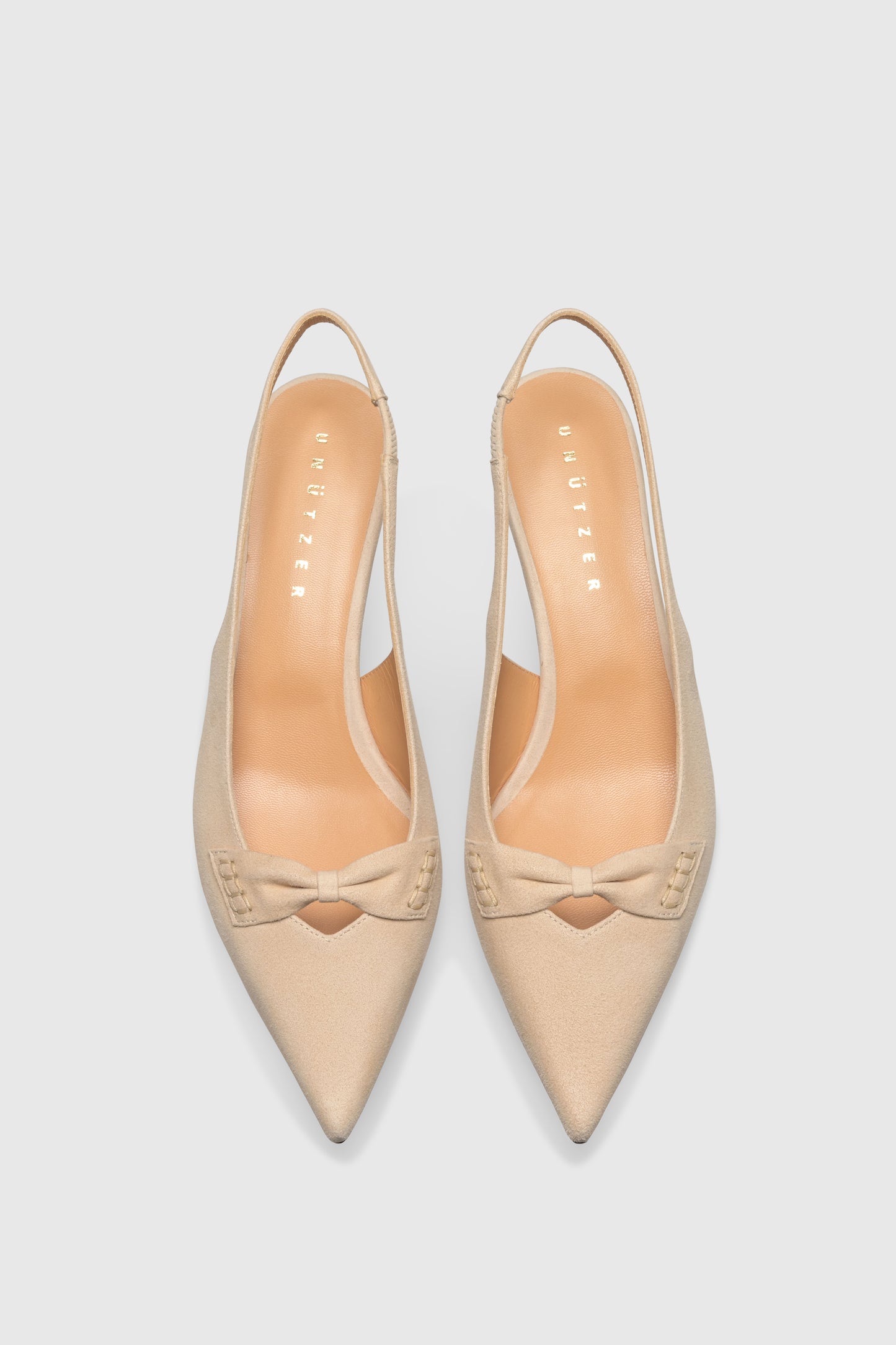 Slingback 9570 Camoscio Latte