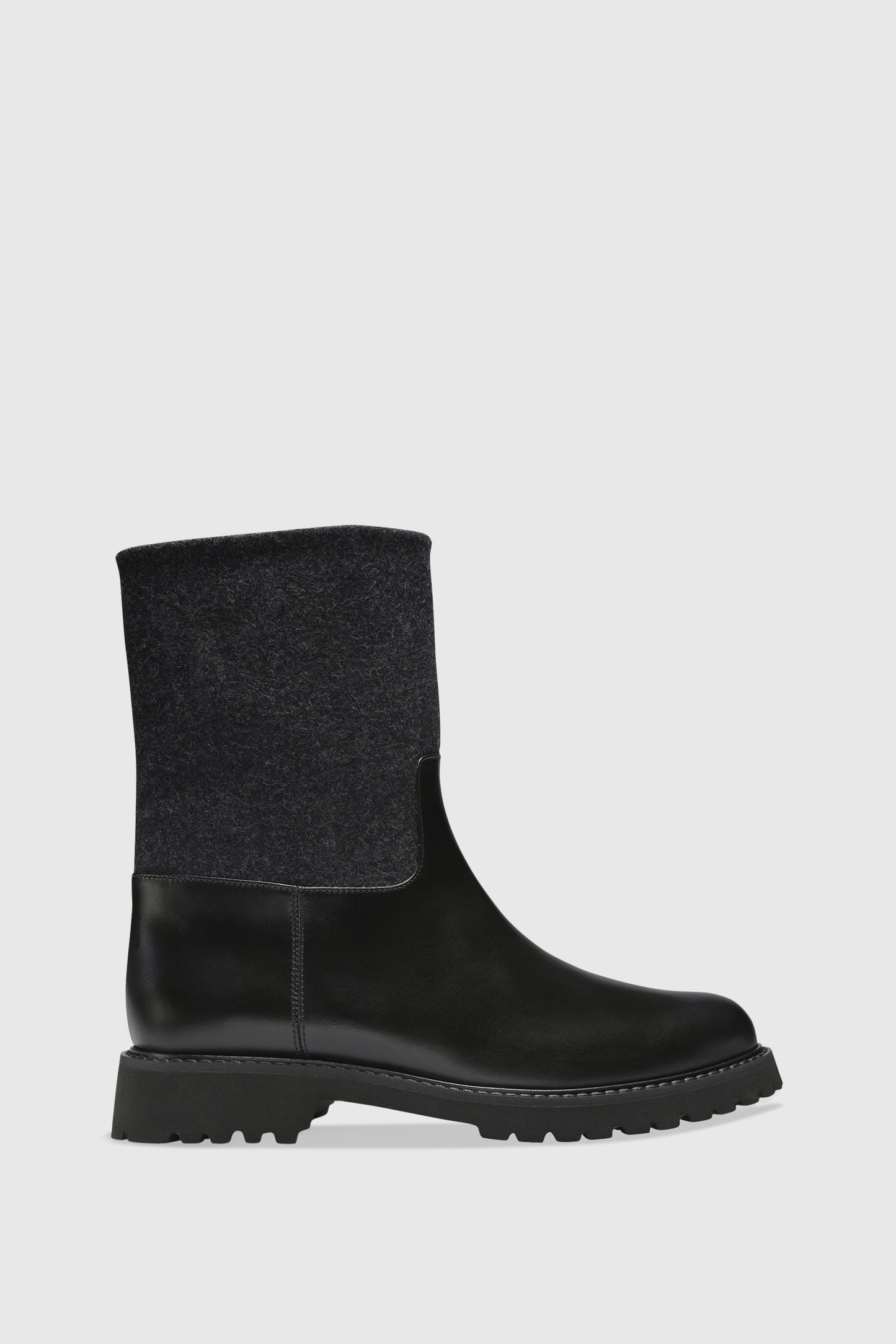 Stiefelette 9541 Vitello Loden Black