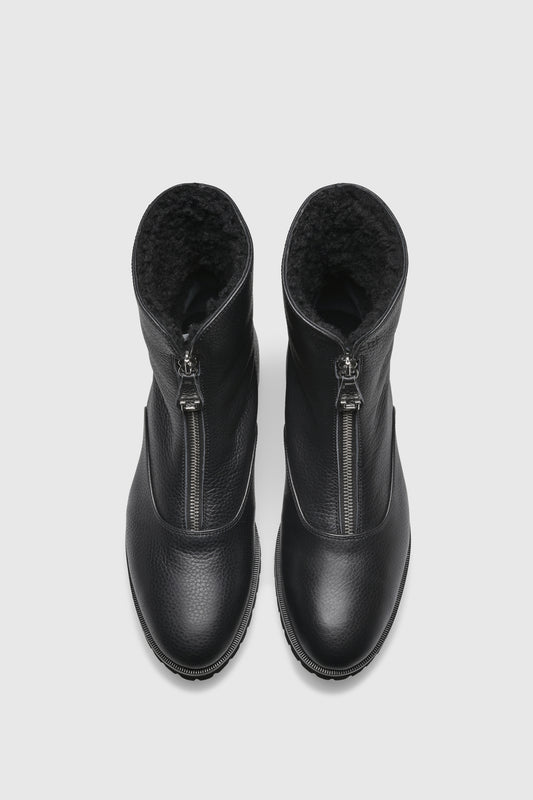 Stiefelette 9542 Eureka Black Shearling Black