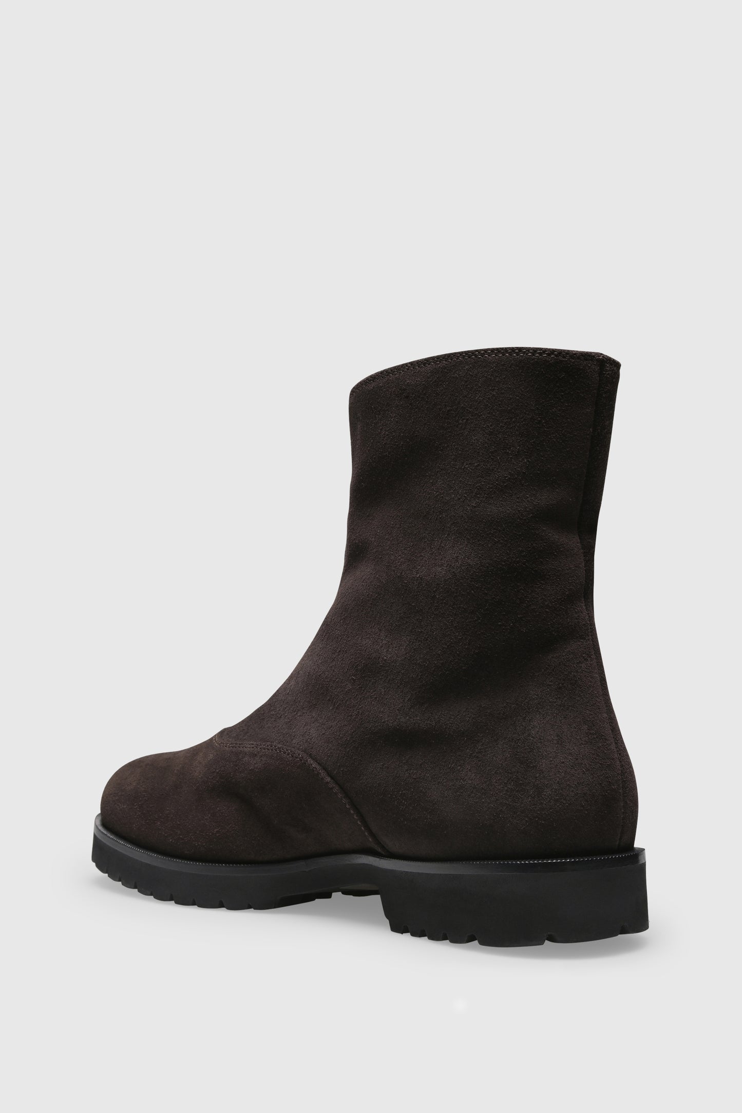 Stiefelette 9542 Velour Brown Shearling Brown