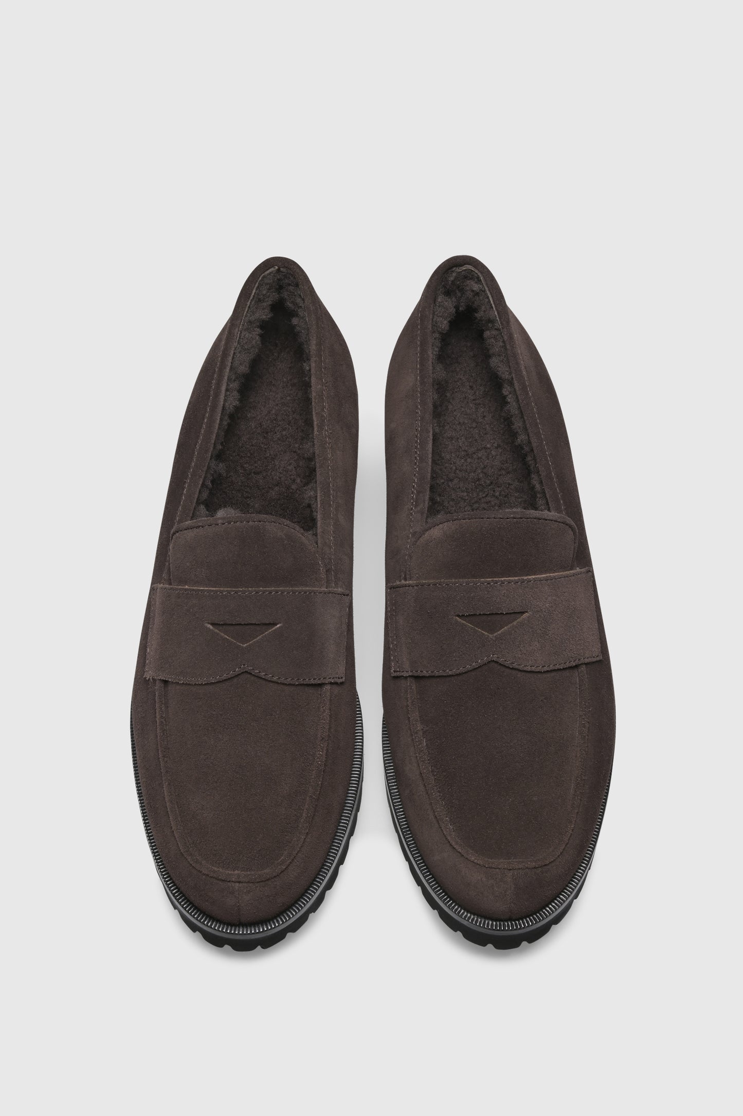Loafer 1471 Velor Shearling Chocolate