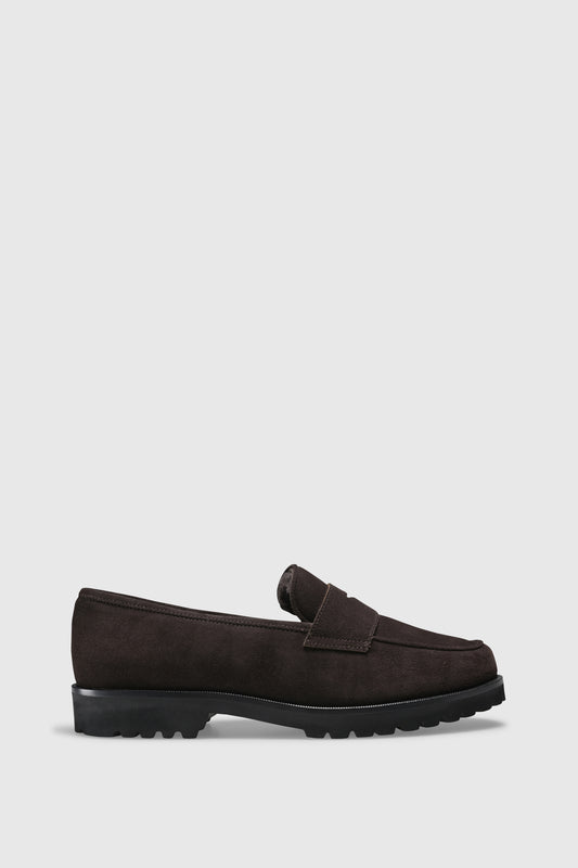 Loafer 1471 Velor Shearling Chocolate